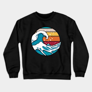 Vintage Wave Crewneck Sweatshirt